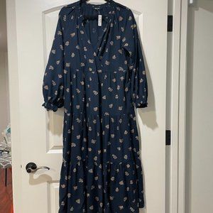 New Madewell Midi Dress in Brittanica Floral.
